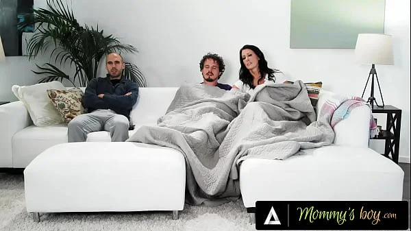 Reagan Foxx Gives Stepson Sneaky Handjob Next To Husband During Movie Night!