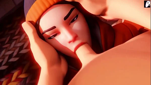 (4K) Fortnite girls suck dick and fuck hard with their firm ass to get filled with cum | Hentai 3D