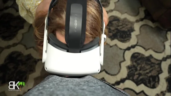Dumb StepMom Tricked by VR Gamer StepSon - Scene 1of3 - FREE!