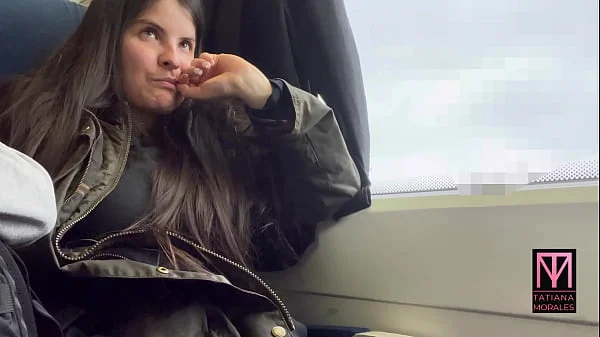 fun on the train with a stranger