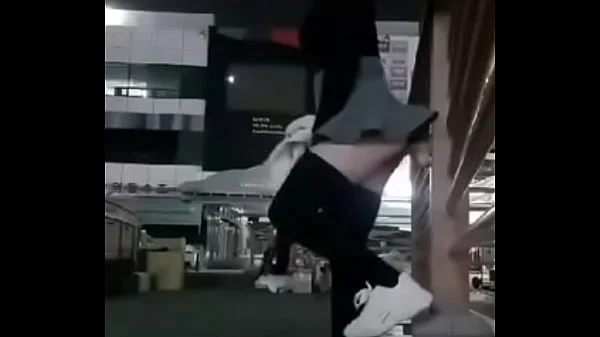 Girl fucks dildo at work