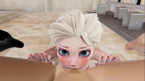 Frozen lesbian - Elsa x Anna - 3D Porn