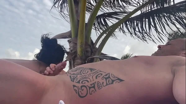 I suck Dorian Del Isla on the beach in Tulum