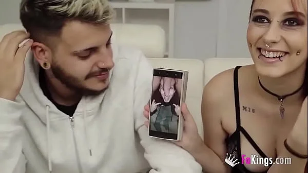 He almost can't bear seeing his teenage girlfriend being pounded by another dude