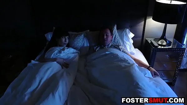 Stepbrother and stepsister wake up because parents are fucking