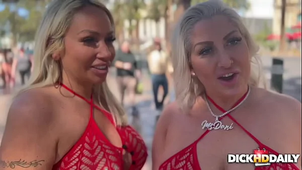 Picked Up Two Blonde Pawgs Mz Dani & Uptown Jenny On The Strip