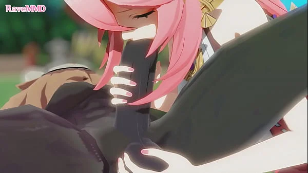 Yae Miko can't resist this Hilichurls Cock!